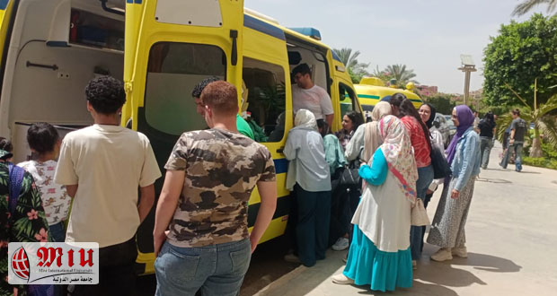 The Egyptian Ambulance Authority Visits the Faculty of Pharmacy | Misr ...